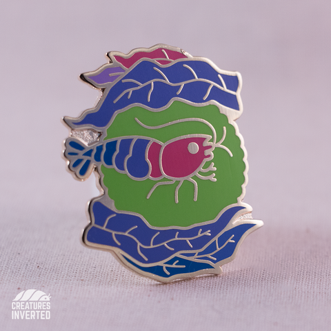 Bisexual Pride - Shrimp Hard Enamel Pin